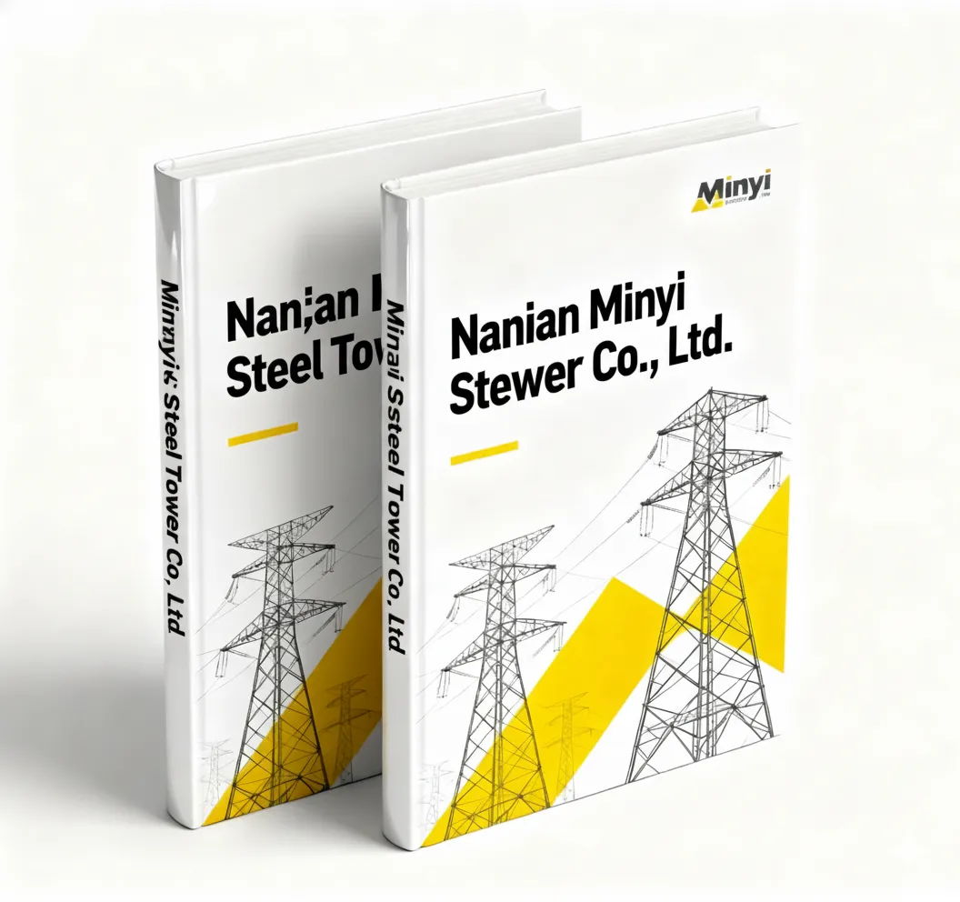 Minyi Steel Tower brochures with transmission line designs