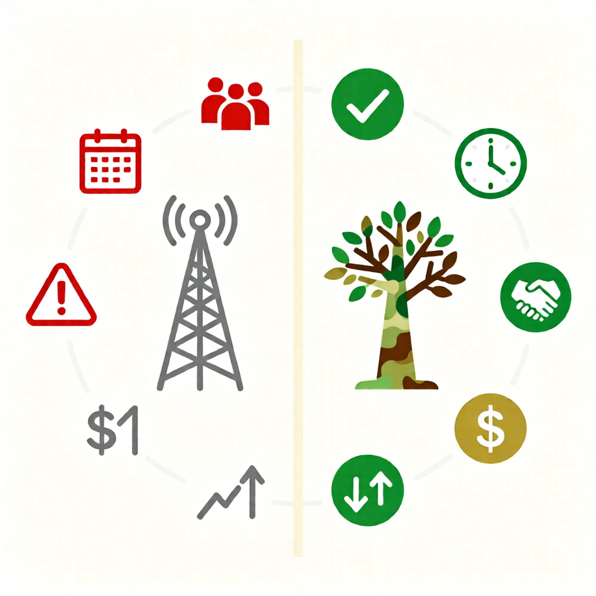 Minyi Steel Tower cost vs eco-friendly concept diagram
